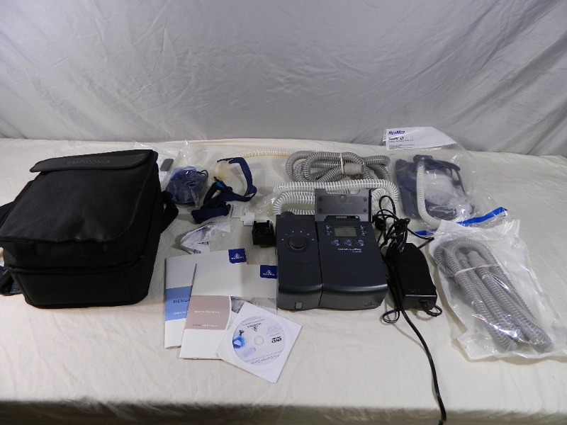 lot 4 image: Respironics Cpap Machine with Heated Humidifier
