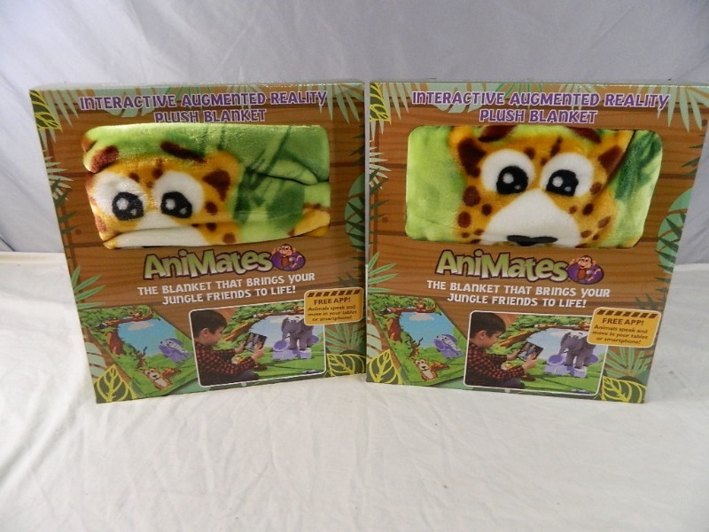 lot 27 image: 2 New Animates Super Soft Blankets