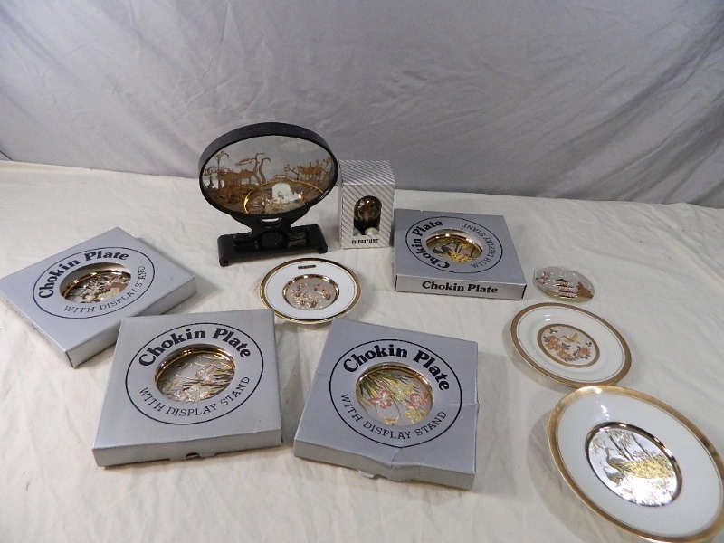 lot 43 image: Chokin Plates and More