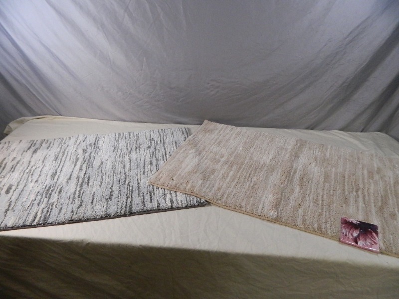 lot 44 image: 2 New Throw Rugs