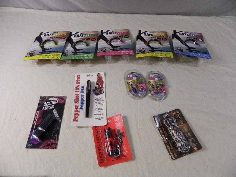 lot 48 image: New Pepper Spray, Lipstick Alarm, More