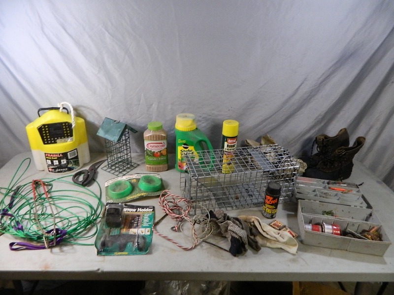 lot 62 image: Fishing, Garden, Traps, Etc