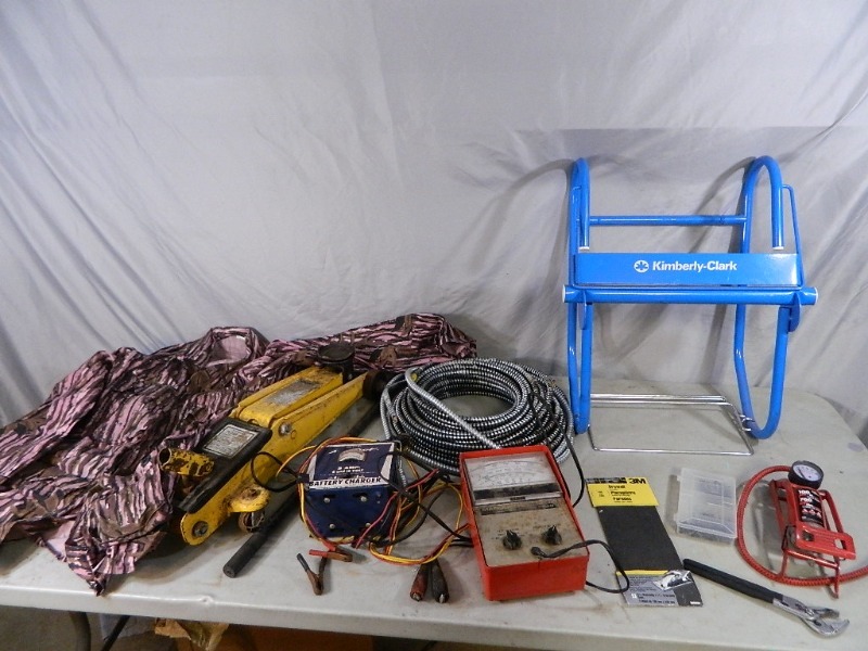 lot 75 image: Jack, Tools, Shop Supplies, More