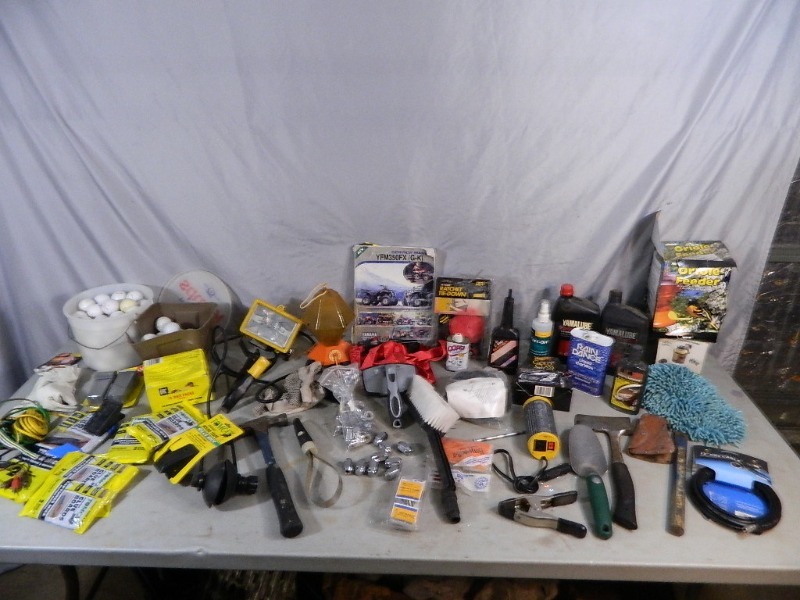 lot 106 image: Tools, Shop Supplies, Golf Balls, and More