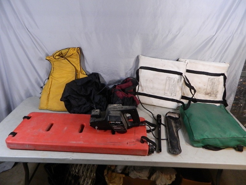 lot 107 image: Slim Plastic Fuel Storage Tank and More