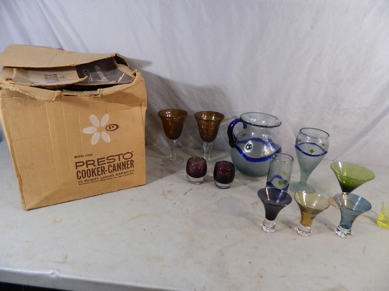 lot 165 image: Presto CookerCanner and Stemware
