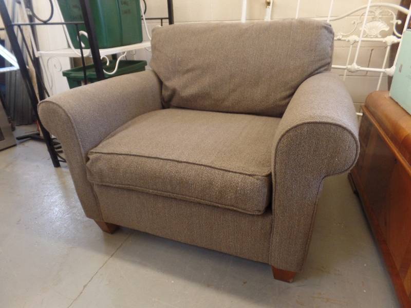 overstuffed chairs