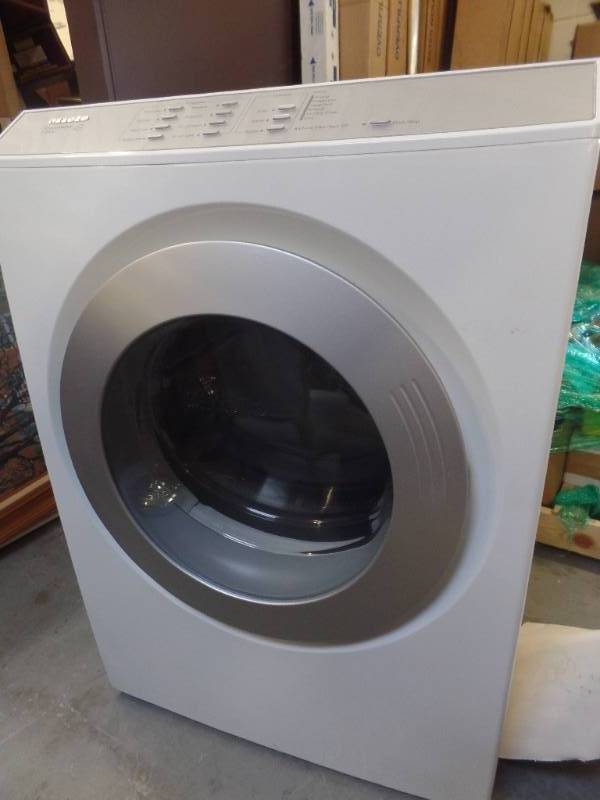 lot 525 image: MIELE ELECTRIC FRONT LOAD DRYER