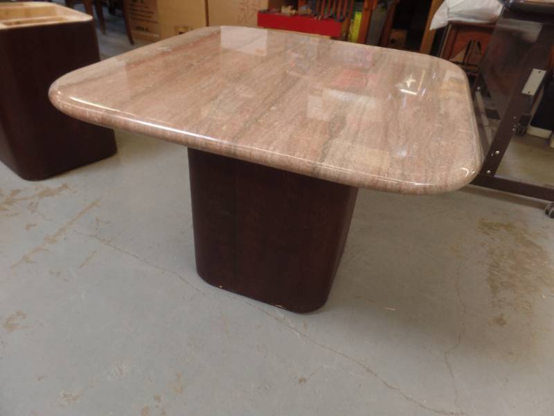 lot 539 image: STONE TOP TABLE