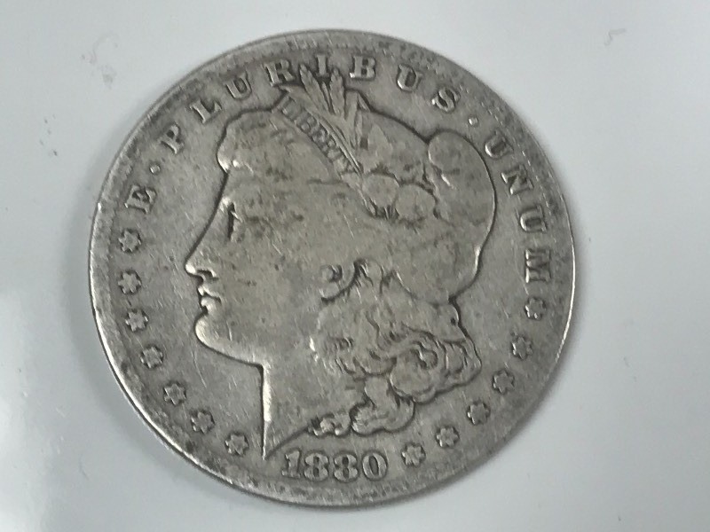 1880-S Morgan Silver Dollar ...
