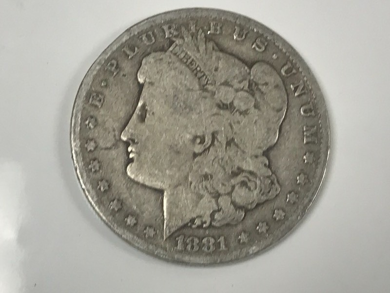 1881  Morgan Silver Dollar ...