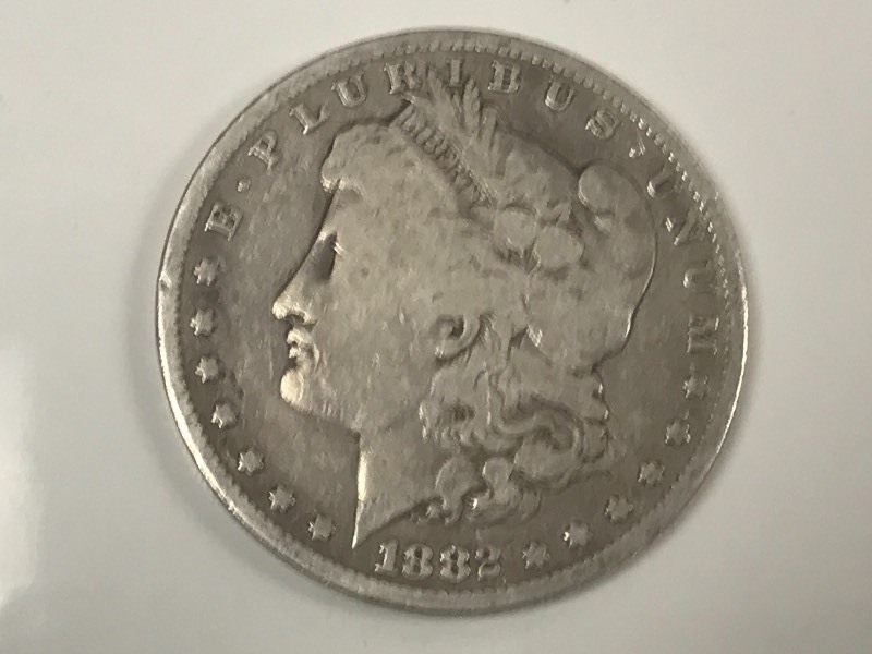 1882 Morgan Silver Dollar ...