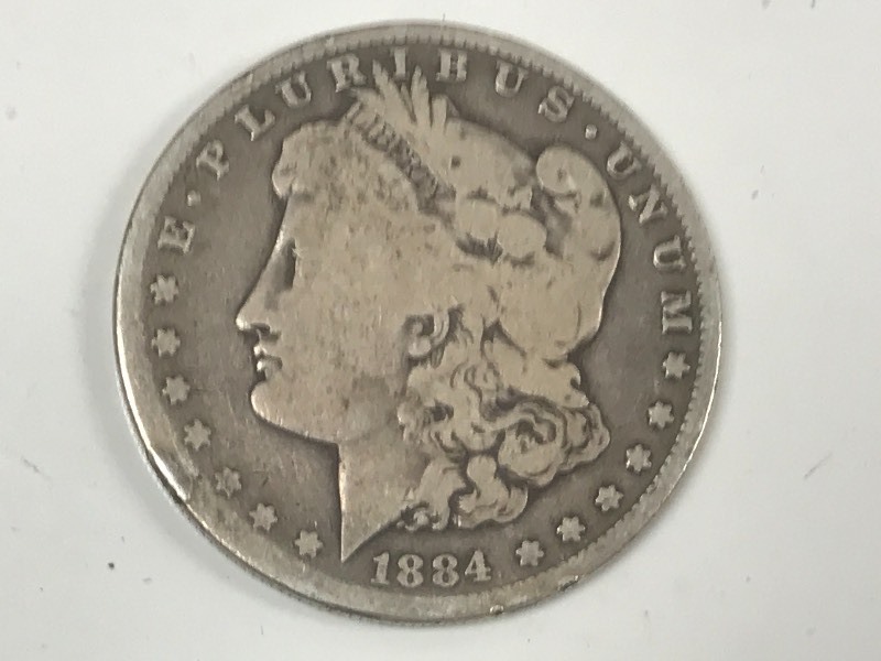 1884-S Morgan Silver Dollar ...