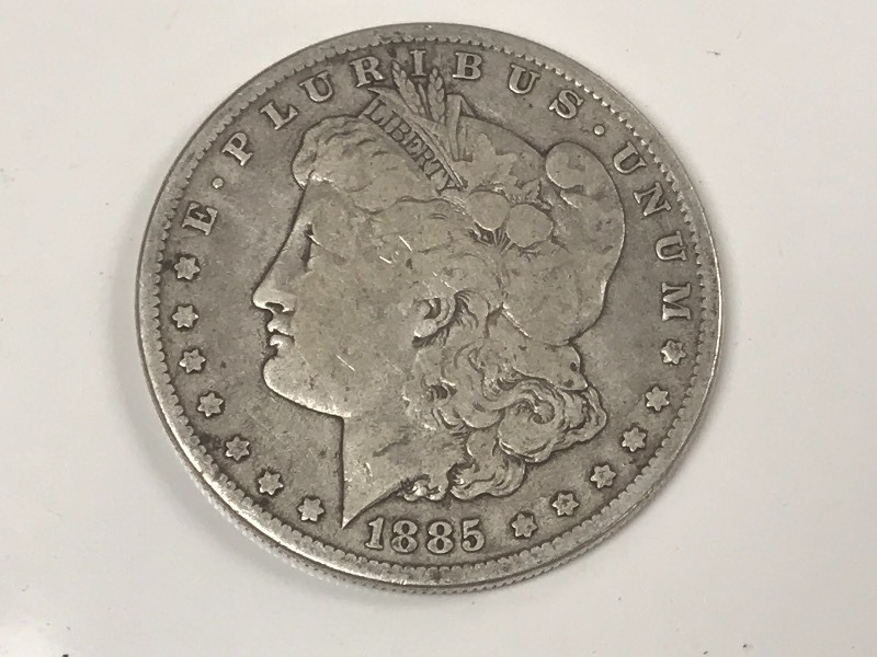 1885 Morgan Silver Dollar ...