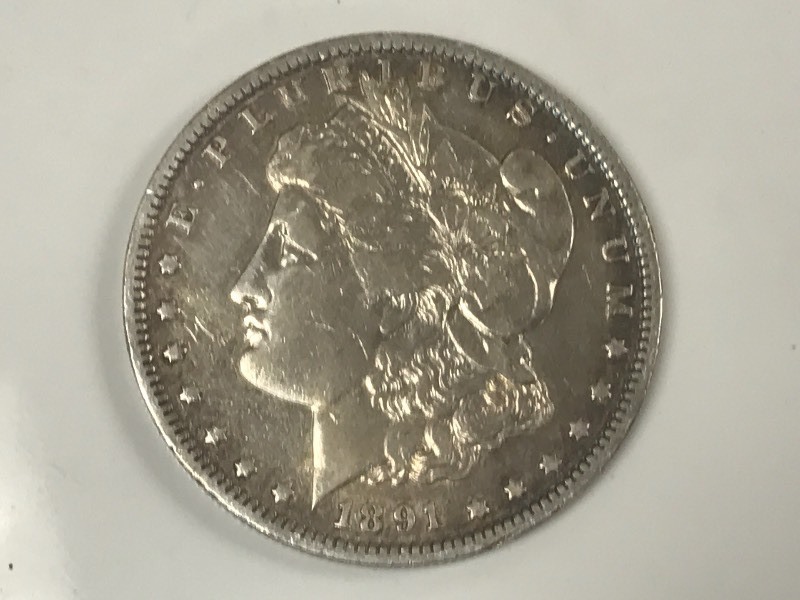 1891-O Morgan Silver Dollar ...
