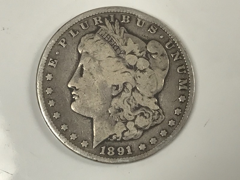 1890 Morgan Silver Dollar ...