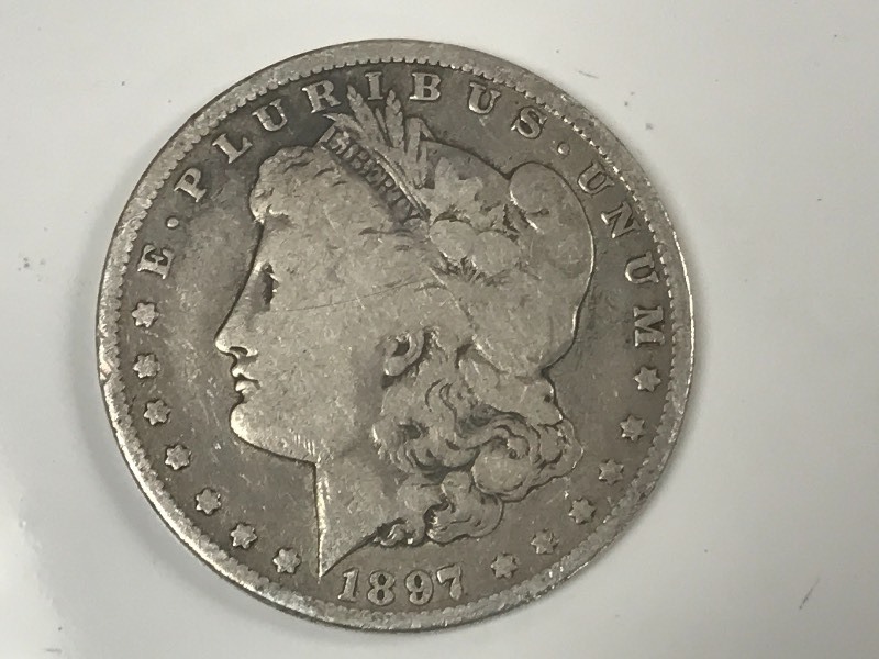 1897-O Morgan Silver Dollar ...