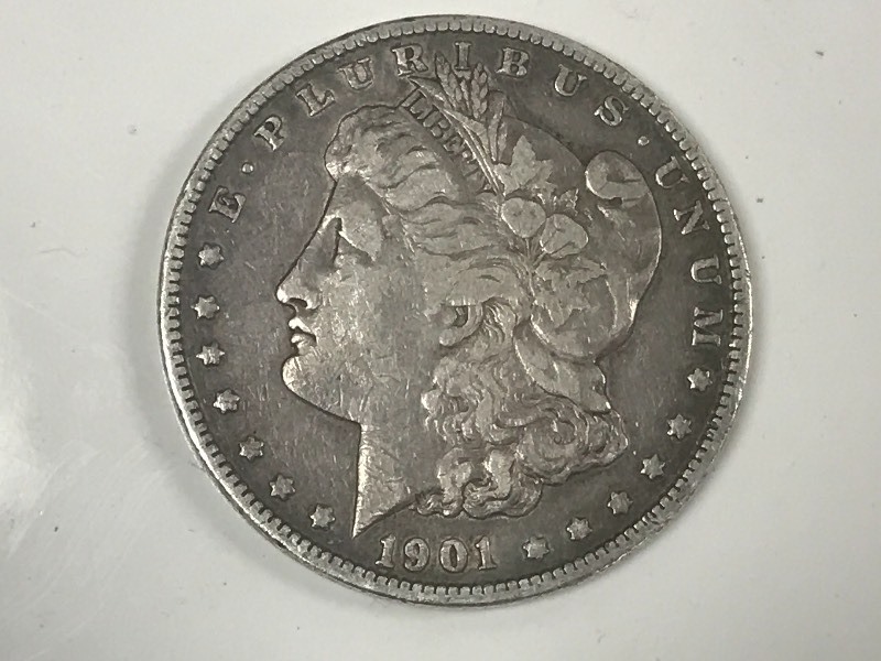 1901 Morgan Silver Dollar ...