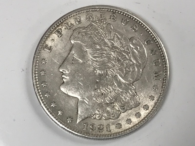 1921 Morgan Silver Dollar ...