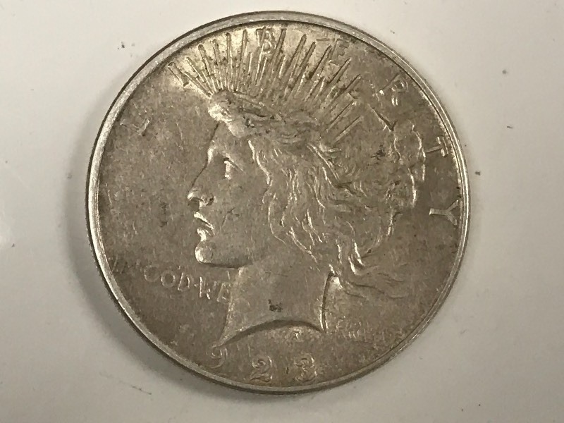 1923-D Peace Silver Dollar ...