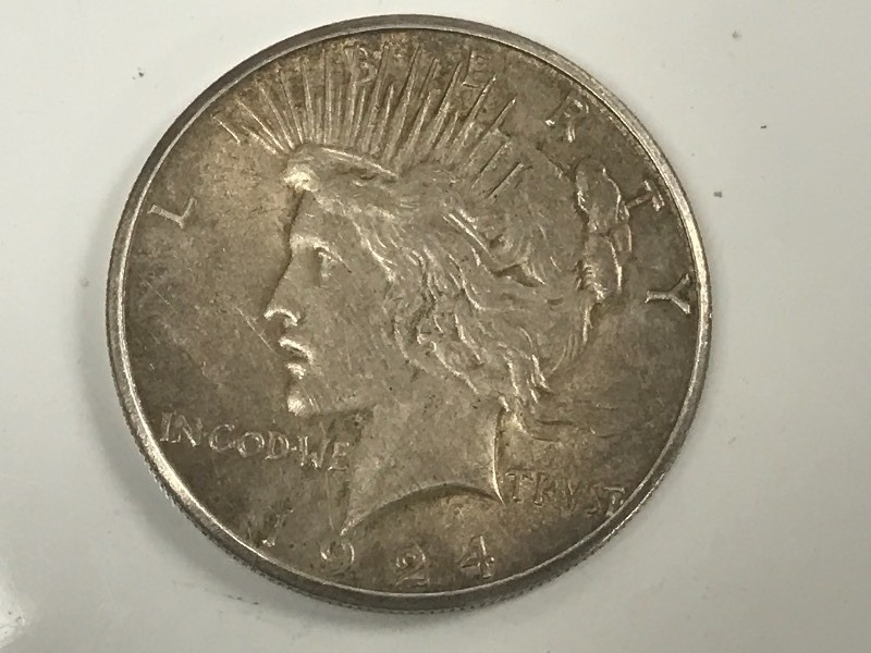 1924-S Peace Silver Dollar ...