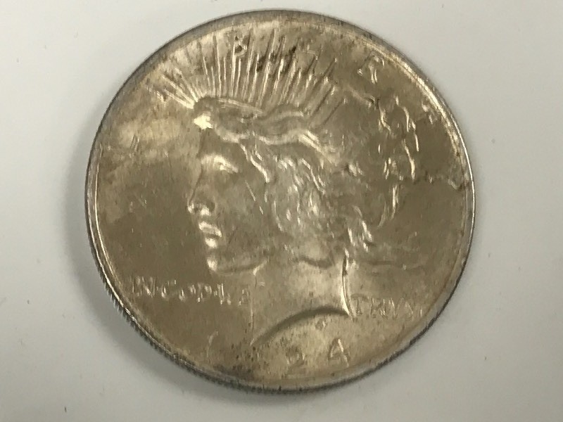 1924 Peace Silver Dollar ...