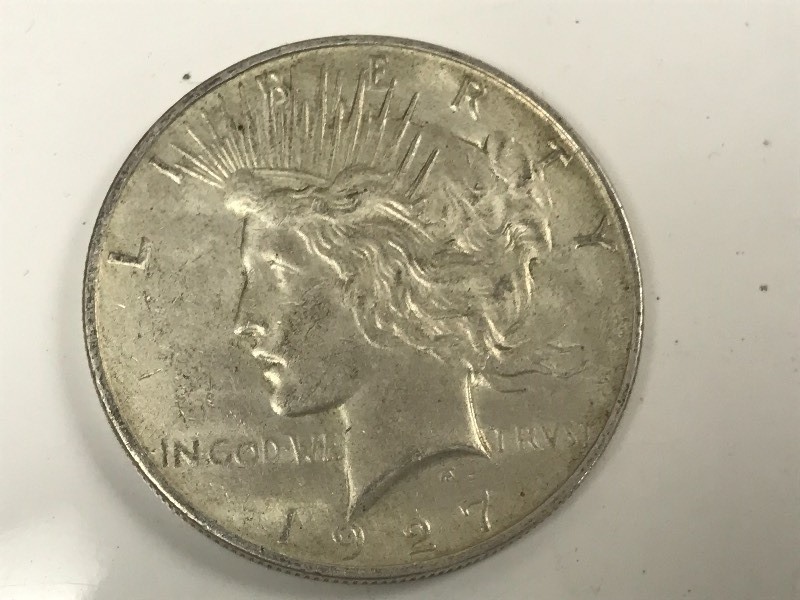 1927-D Peace Silver Dollar ...