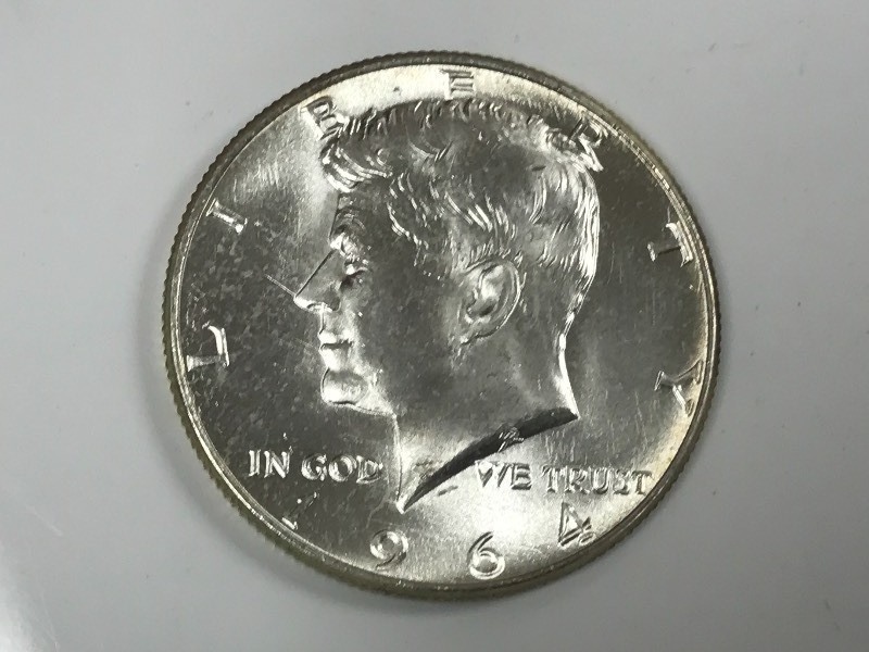 1964 Jefferson Silver Half Dollar--...