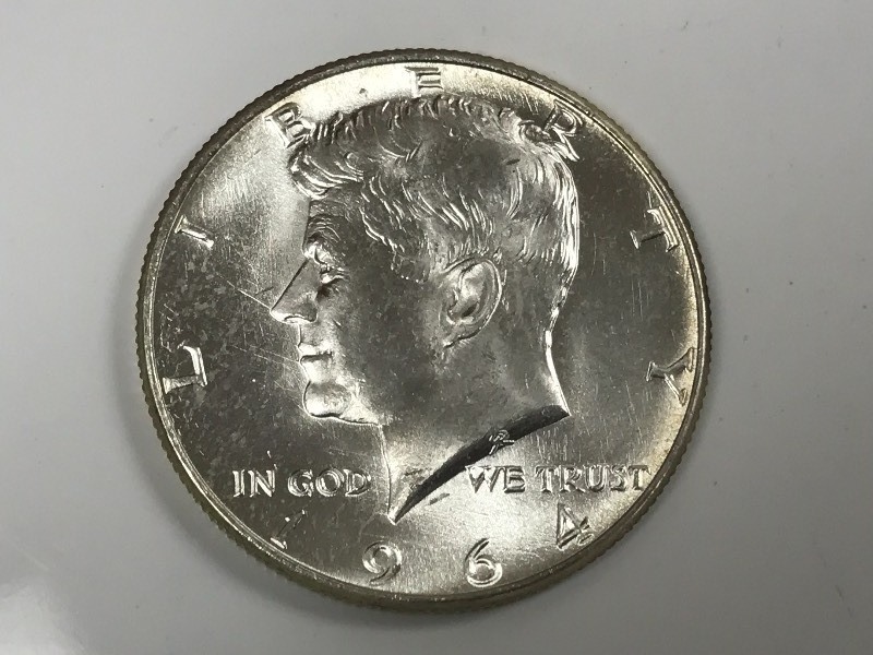 1964 Jefferson Silver Half Dollar--...