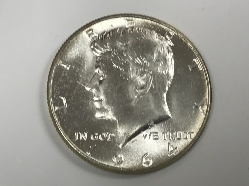 1964 Jefferson Silver Half Dollar--...