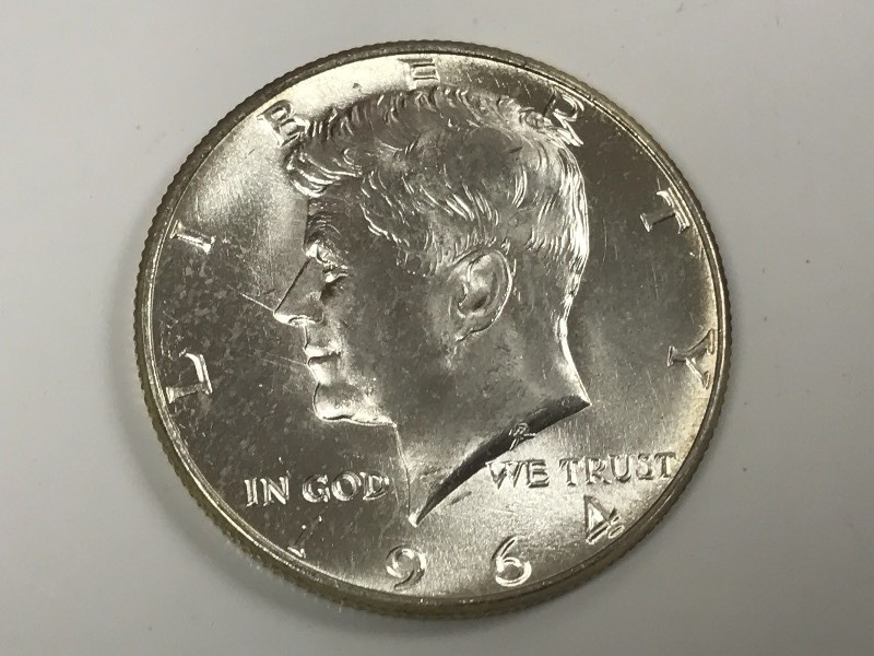 1964 Jefferson Silver Half Dollar--...