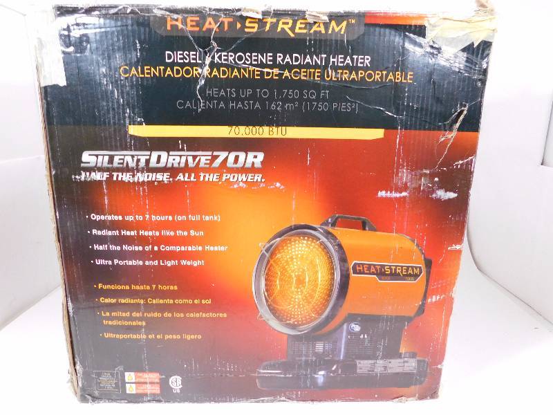 lot 20 image: SilentDrive70R DieselKerosene Radiant Heater 70,000 BTU
