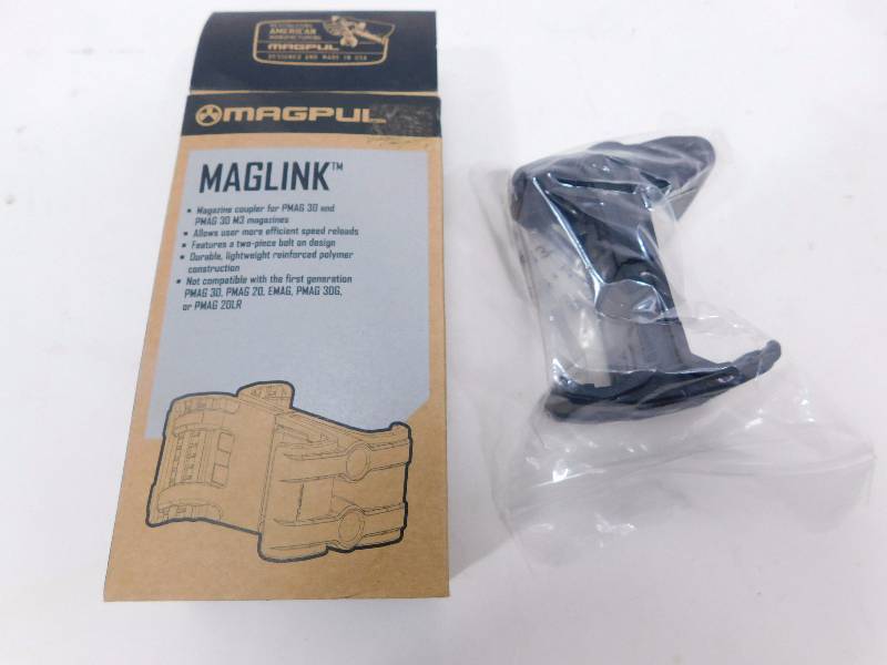 lot 38 image: Magpul Maglink Mag Coupler, Black