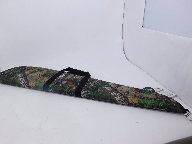 lot 41 image: New Gander Mountain soft camo gun case fits scoped firearms