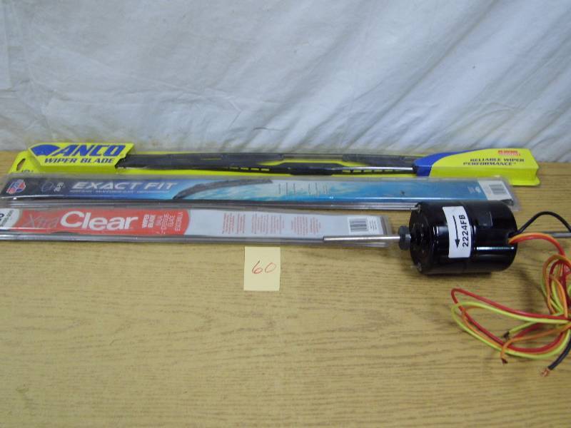 lot 60 image: Wiper Blades - New Electric Motor