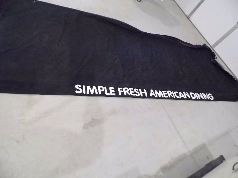 lot 64 image: Canopy Restaurant Sign Covers