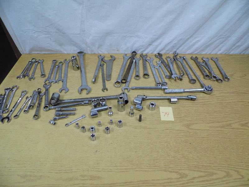 lot 74 image: Wrenches - Sockets