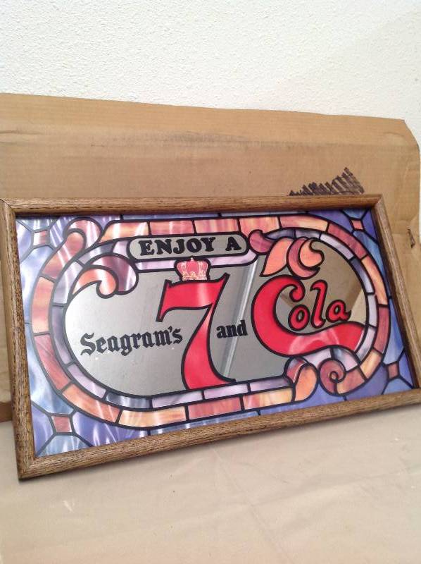Enjoy a Seagrams 7 and Cola Vintage