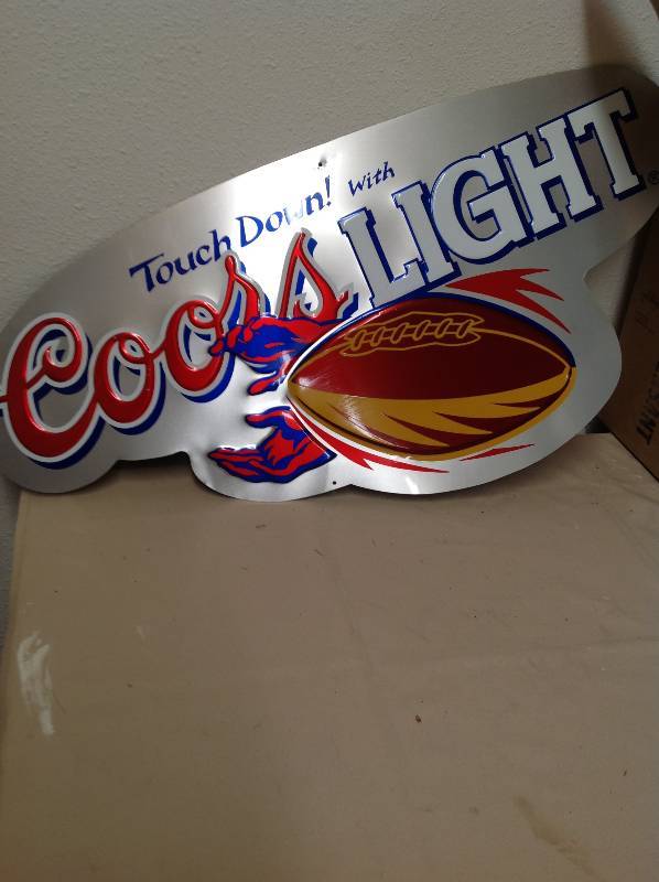 Coors Light Metal Sign,