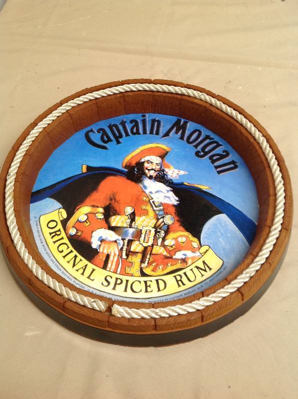 Captain Morgan serving tray  Picture