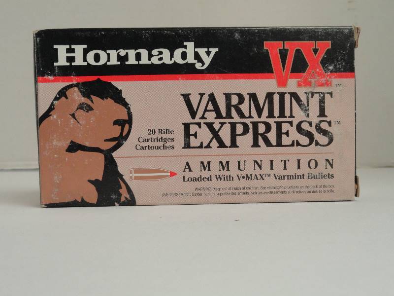 20 Round Box of Hornady vx