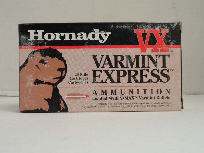 20 Round Box of Hornady vx