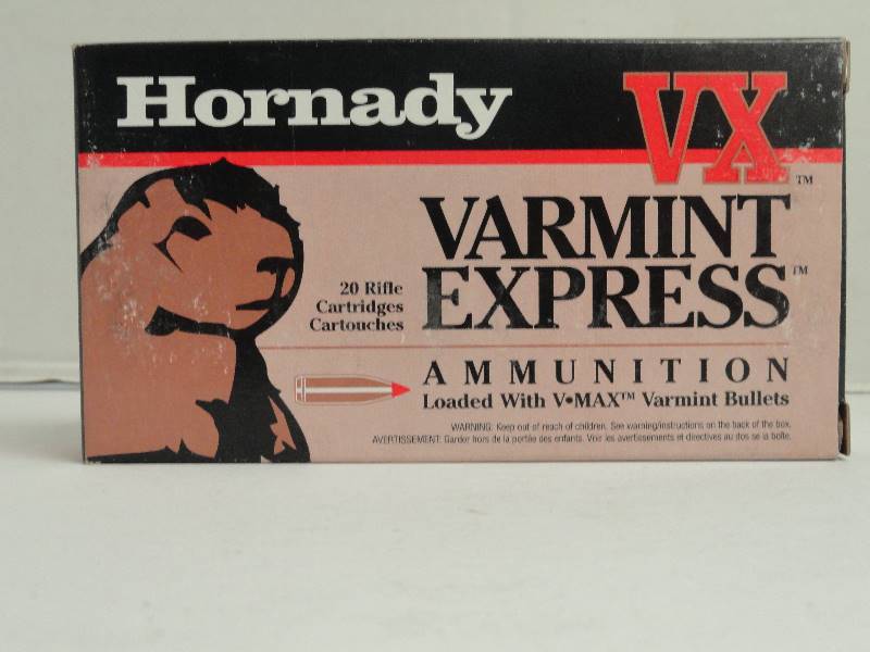 20 Round Box of Hornady vx