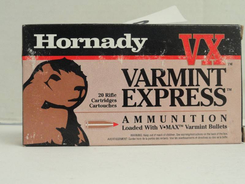 20 Round Box of Hornady vx