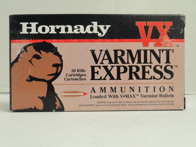 20 Round Box of Hornady vx