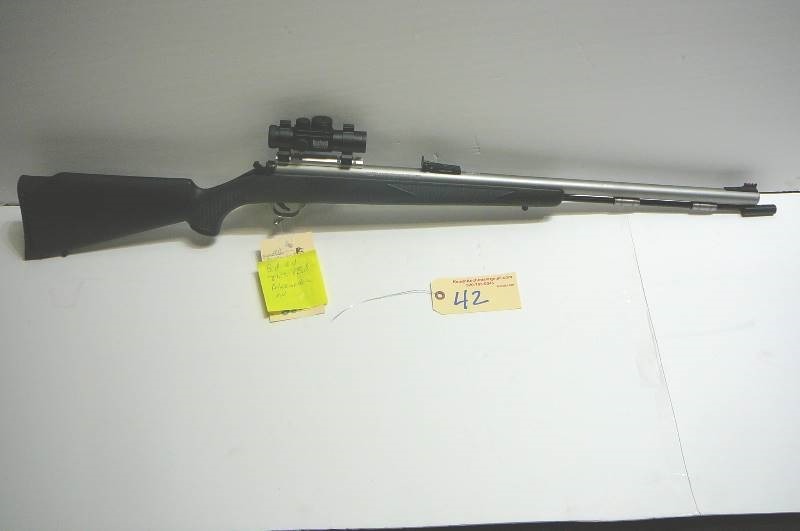 Thompson Center Black Power Rifle  and Scope