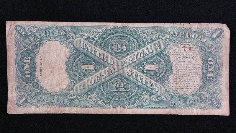 lot 2 image: 1917 $1 Bill - Large Note
