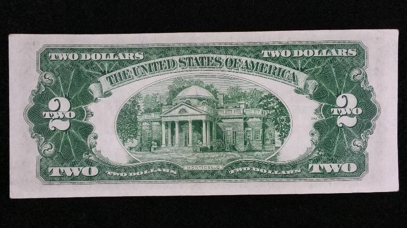 lot 29 image: 1953 $2 Red Seal Note