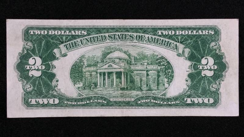 lot 30 image: 1953 $2 Red Seal Note