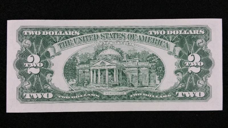 lot 34 image: 1963 $2 Red Seal Note